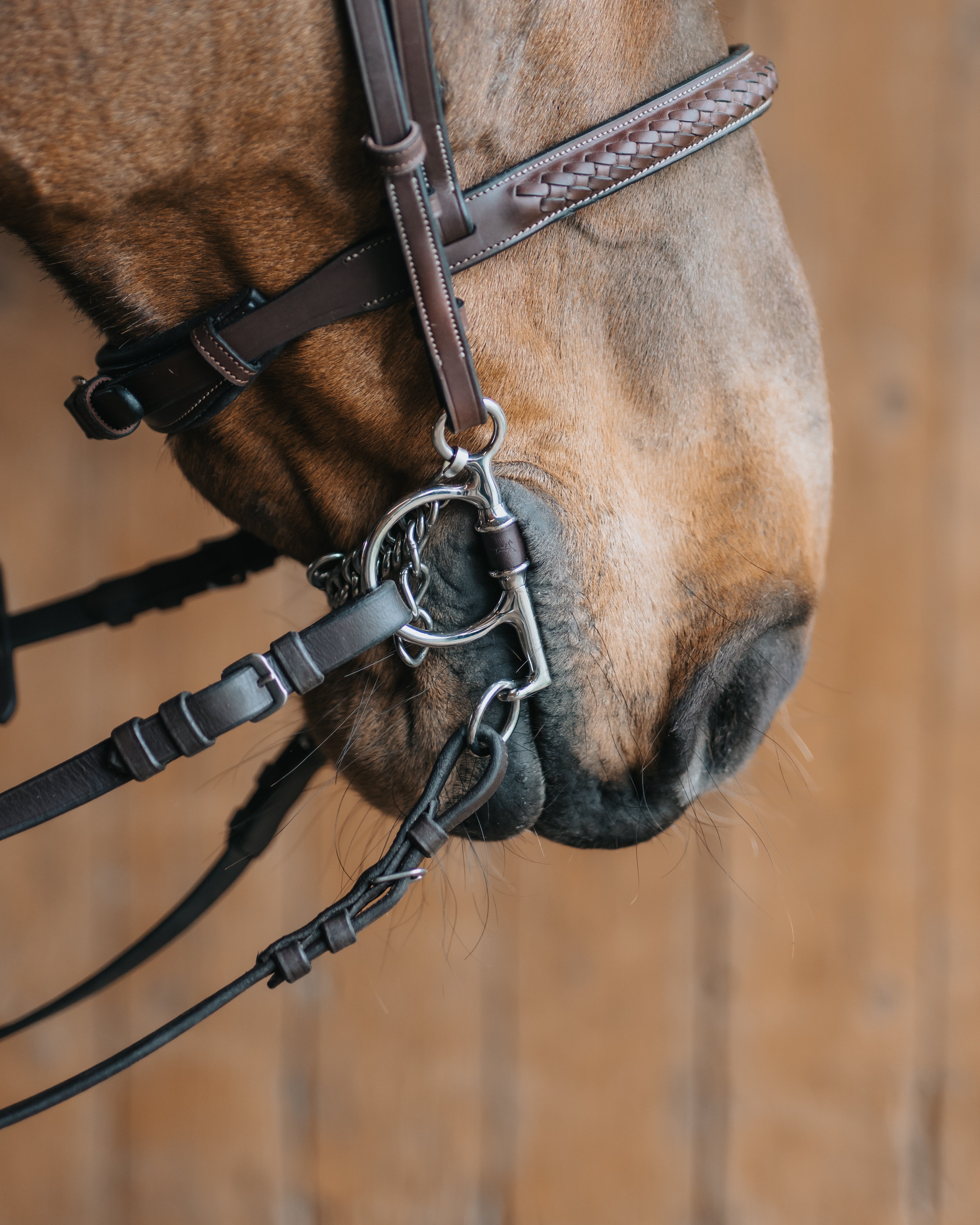 Adam Leather bit Baby pelham | Fager Bits
