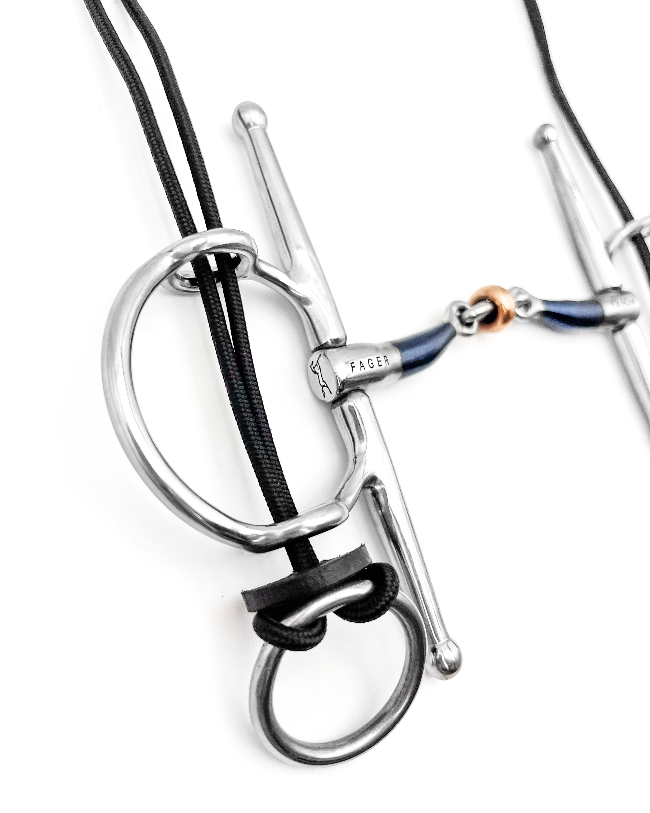 Loose Gag Cheeks with neckpiece Brown