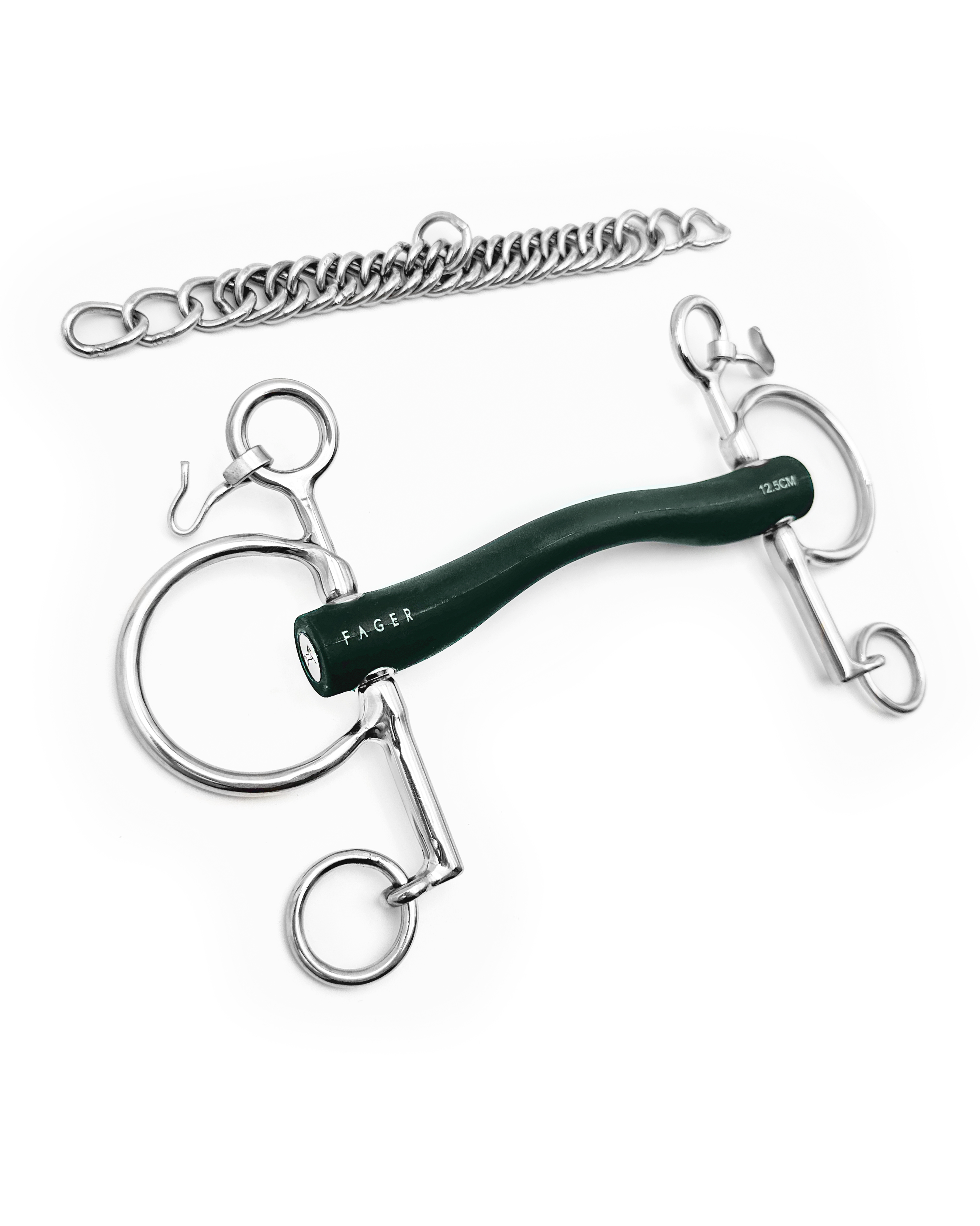 Andrea Hard Rubber bit Baby pelham