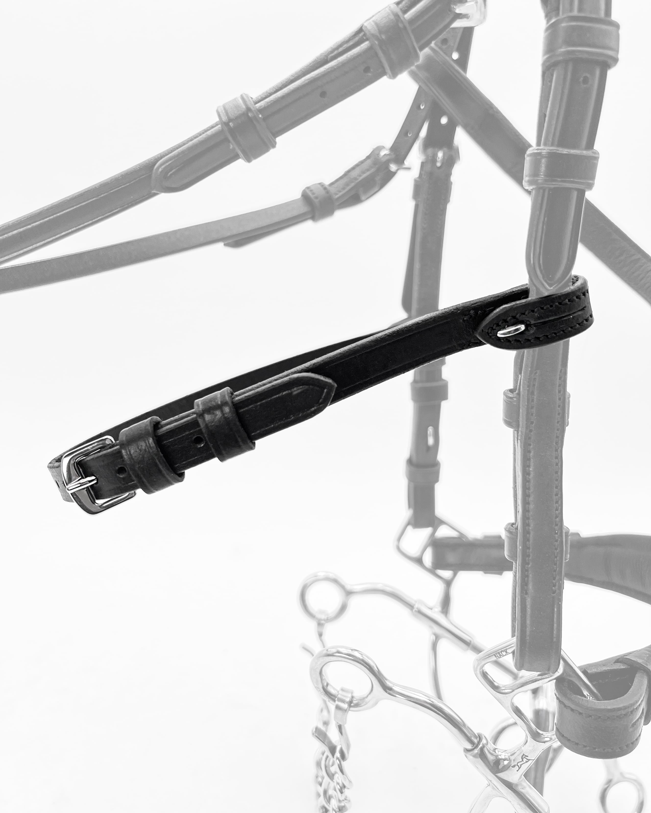 Hackamore Cheek piece Black
